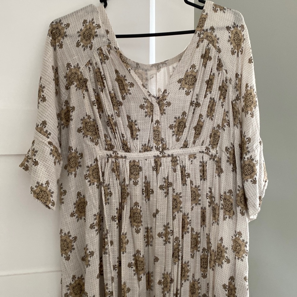 Free People Printed Oasis Maxi Dress Size M